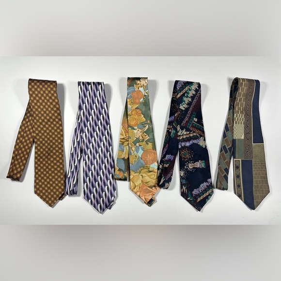 Harold Powell Other - Men’s Silk Tie Collection (Group Of Five)👔